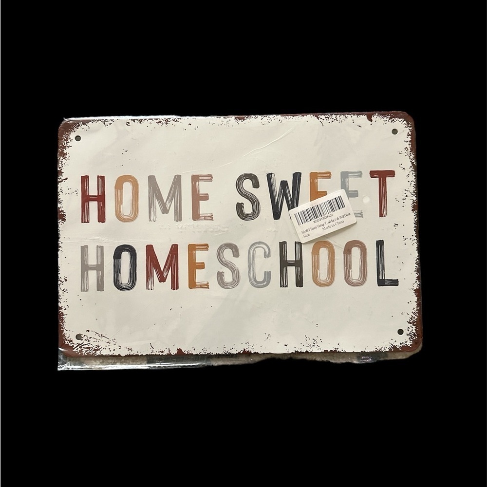 Tin Wall Decor Home School *Firm* - Picture 2 of 2
